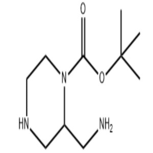 tert-butyl 2-(aminomethyl)piperazine-1-carboxylate CAS:1441161-43-8
