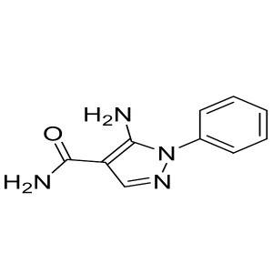 5-Amino-1-phenyl-1H-pyrazole-4-carboxamide CAS:50427-77-5