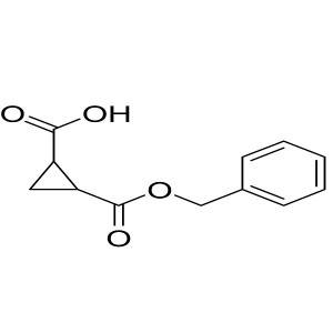 trans-2-(benzyloxycarbonyl)cyclopropanecarboxylic acid CAS:53229-64-4
