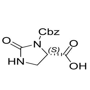 (S)-3-(benzyloxycarbonyl)-2-oxoimidazolidine-4-carboxylic acid CAS:59760-01-9