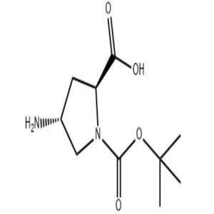 (2S,4R)-4-amino-1-[(tert-butoxy)carbonyl]pyrrolidine-2-carboxylic acid CAS:132622-69-6