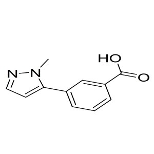3-(1-methyl-1H-pyrazol-5-yl)benzoic acid CAS:628297-55-2