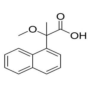 2-methoxy-2-(naphthalen-1-yl)propanoic acid CAS:63628-25-1