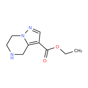 4,5,6,7-Tetrahydro-pyrazolo[1,5-a]pyrazine-3-carboxylic acid ethyl ester CAS:1060814-45-0