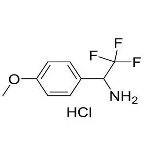 2,2,2-trifluoro-1-(4-methoxyphenyl)ethanamine hydrochloride CAS:65686-77-3