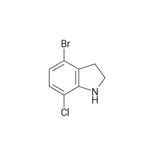 4-Bromo-7-chloro-2,3-dihydro-1H-indole hydrochloride CAS:1341053-30-2