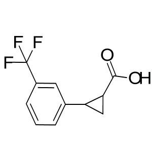 2-(3-(trifluoromethyl)phenyl)cyclopropanecarboxylic acid CAS:721-22-2