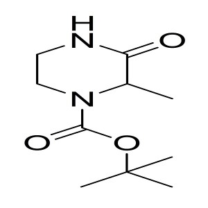 tert-butyl 2-methyl-3-oxopiperazine-1-carboxylate CAS:76003-30-0