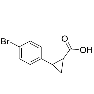 2-(4-bromophenyl)cyclopropanecarboxylic acid CAS:77255-26-6