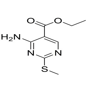 ethyl 4-amino-2-(methylthio)pyrimidine-5-carboxylate CAS:776-53-4