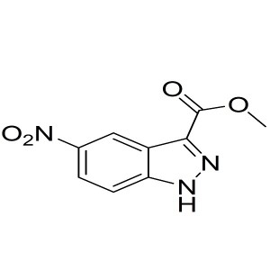 methyl 5-nitro-1H-indazole-3-carboxylate  CAS:78155-75-6