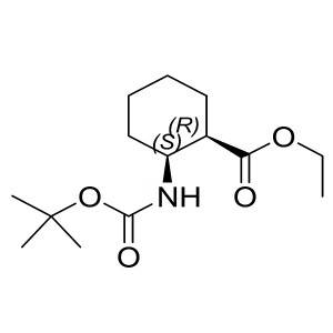 (1R,2S)-ethyl 2-(tert-butoxycarbonyl)cyclohexanecarboxylate CAS:805994-98-3