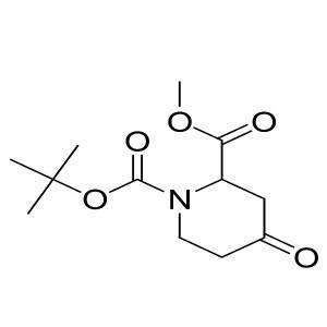 1-tert-butyl 2-methyl 4-oxopiperidine-1,2-dicarboxylate CAS:81357-18-8