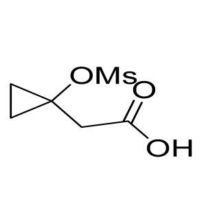 2-(1-(methylsulfonyloxy)cyclopropyl)acetic acid CAS:832142-14-0