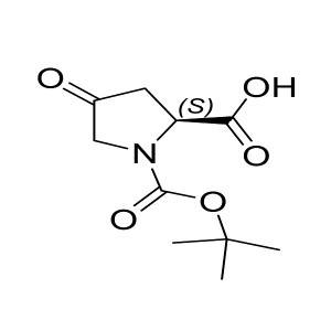 (S)-1-(tert-butoxycarbonyl)-4-oxopyrrolidine-2-carboxylic acid CAS:84348-37-8