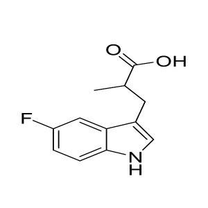 3-(5-fluoro-1H-indol-3-yl)-2-methylpropanoic acid CAS:843652-71-1