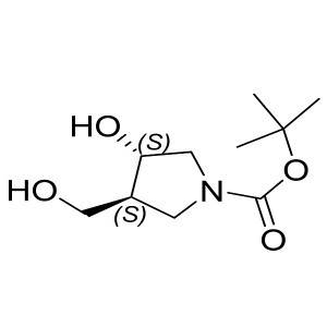 (3S,4S)-tert-butyl 3-hydroxy-4-(hydroxymethyl)pyrrolidine-1-carboxylate CAS:849935-87-1