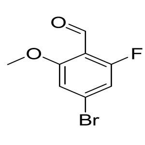 4-bromo-2-fluoro-6-methoxybenzaldehyde CAS:856767-09-4