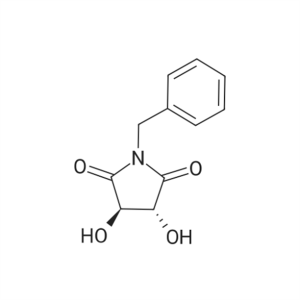 (3R,4R)-3,4-Dihydroxy-1-(phenylmethyl)-2,5-pyrrolidinedione CAS:75172-31-5