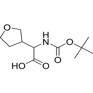 2-(tert-butoxycarbonyl)-2-(tetrahydrofuran-3-yl)acetic acid CAS:874583-03-6