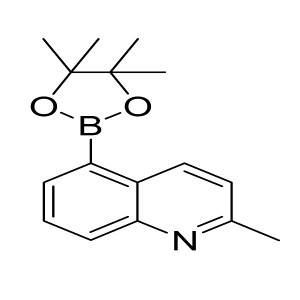 2-methyl-5-(4,4,5,5-tetramethyl-1,3,2-dioxaborolan-2-yl)quinoline CAS:876922-75-7