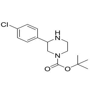 tert-butyl 3-(4-chlorophenyl)piperazine-1-carboxylate CAS:886767-49-3