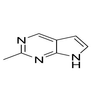 2-methyl-7H-pyrrolo[2,3-d]pyrimidine CAS:89792-07-4