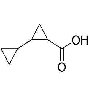 2-cyclopropylcyclopropanecarboxylic acid CAS:89851-39-8