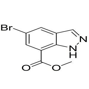methyl 5-bromo-1H-indazole-7-carboxylate CAS:898747-24-5
