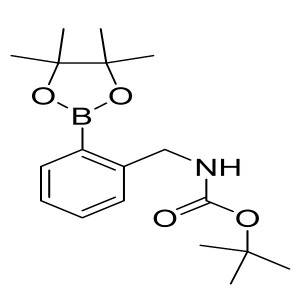tert-butyl 2-(4,4,5,5-tetramethyl-1,3,2-dioxaborolan-2-yl)benzylcarbamate CAS:905300-76-7
