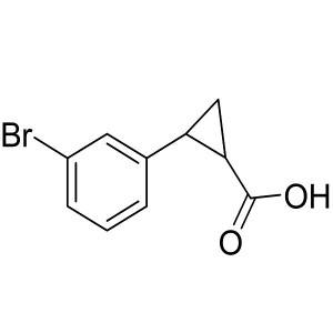 2-(3-Bromo-phenyl)-cyclopropanecarboxylic acid CAS:91445-84-0