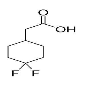 2-(4,4-difluorocyclohexyl)acetic acid CAS:915030-40-9