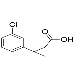 2-(3-chlorophenyl)cyclopropanecarboxylic acid CAS:91552-11-3