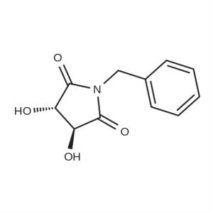 (3S,4S)-1-Benzyl-3,4-dihydroxy-pyrrolidine-2,5-dione CAS:187032-53-7