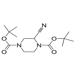 di-tert-butyl 2-cyanopiperazine-1,4-dicarboxylate CAS:924964-23-8