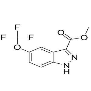 methyl 5-(trifluoromethoxy)-1H-indazole-3-carboxylate CAS:932041-12-8