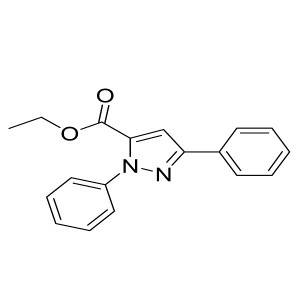 ethyl 1,3-diphenyl-1H-pyrazole-5-carboxylate CAS:94209-24-2