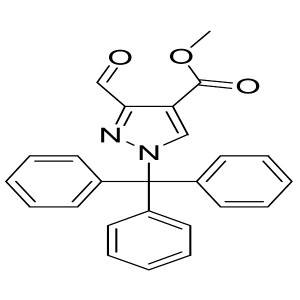 methyl 3-formyl-1-trityl-1H-pyrazole-4-carboxylate CAS:960234-85-9