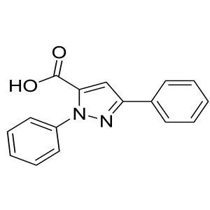 1,3-diphenyl-1H-pyrazole-5-carboxylic acid CAS:964-42-1