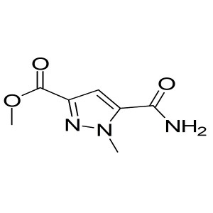 methyl 5-carbamoyl-1-methyl-1H-pyrazole-3-carboxylate CAS:203792-50-1