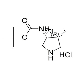 tert-butyl (3R,4R)-4-methylpyrrolidin-3-ylcarbamate hydrochloride