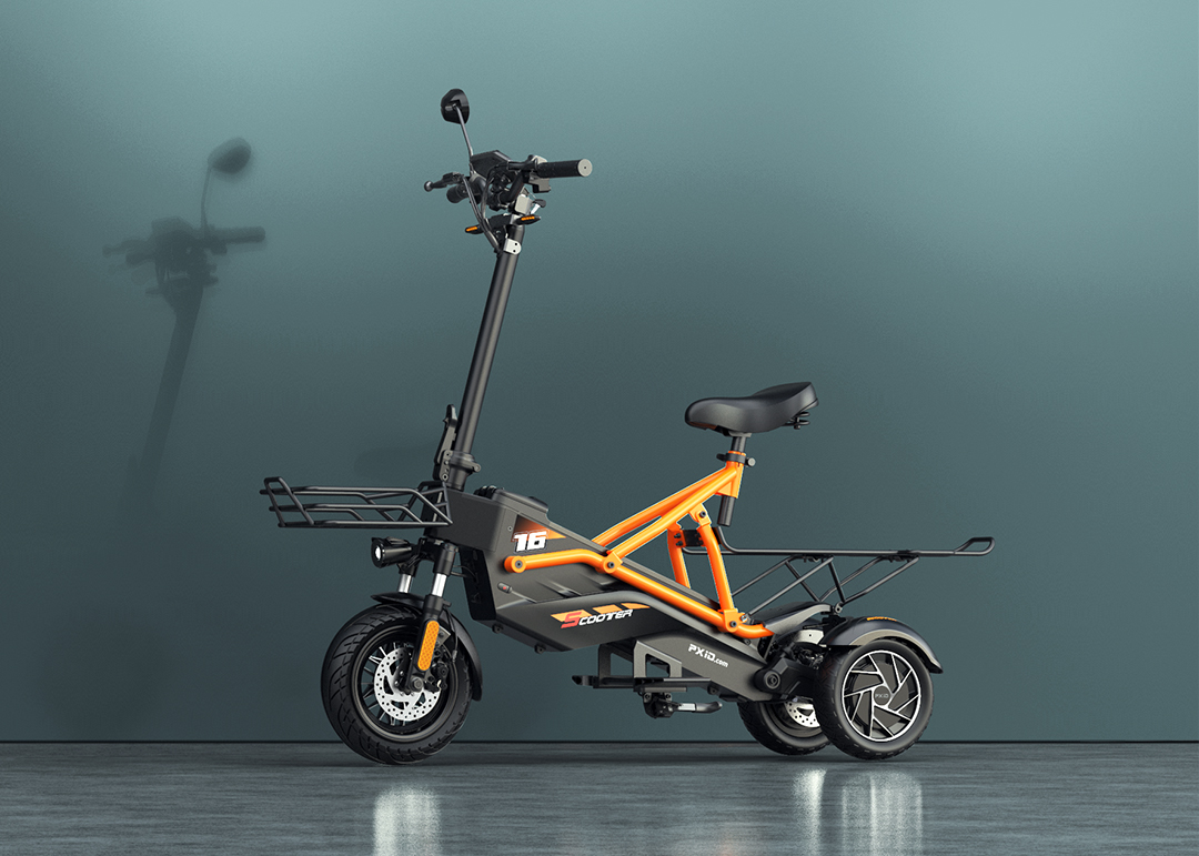 Wholesale 1000W Dual Motor Three Wheel Electric Scooter Manufacturer