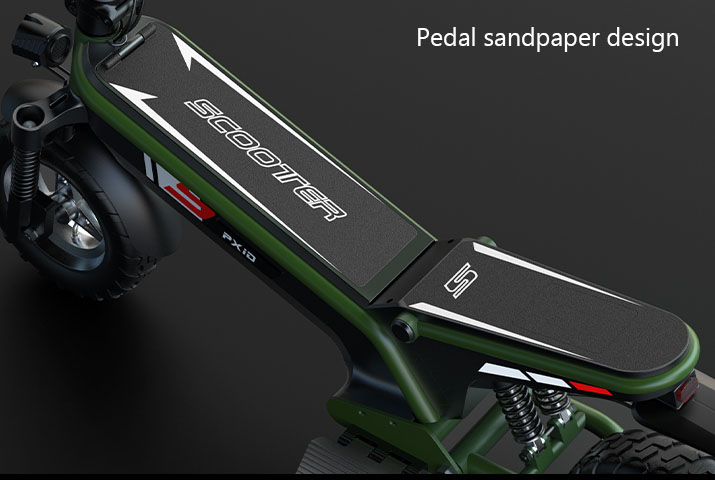 Pedal sandpaper design