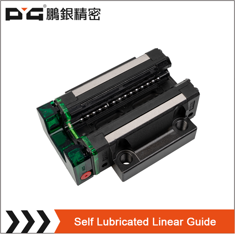 Self lubricated linear guides