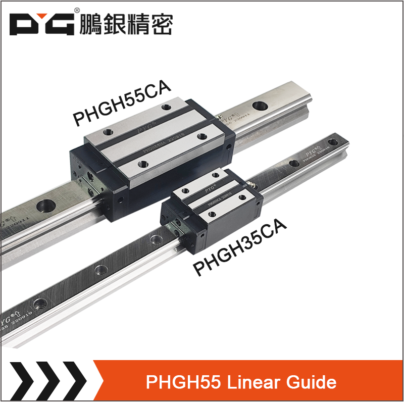 lineêre rail ball bearings lm block PHGH55CA precision slide montage rails