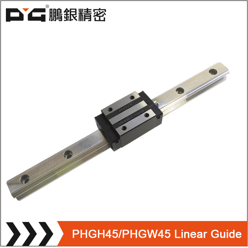 PHGH45/PHGW45 self aligning linear bearing smooth linear motion rail square bearing linear guide