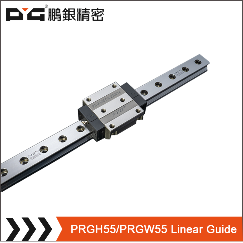 PRGH55CA/PRGW55CA precision linear motion slide roller bearing type linear guide Featured Image