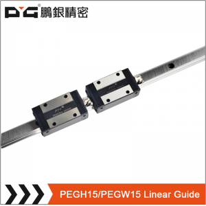 PEGH15/PEGW15 series lm guide bearing low profile linear rail guide
