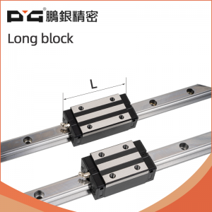ຄວາມແມ່ນຍໍາສູງ Customized Length Linear Guide with Long Type Slide Block