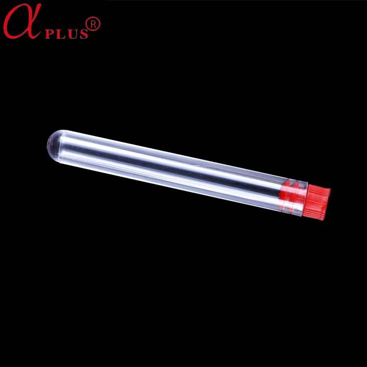 Alta Kvalito Laboratorio Plasto Sterila 16mm Testa Tubo Kun Ŝraŭbo Cap